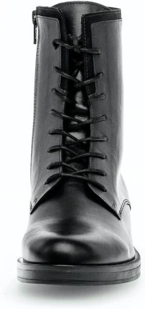 Gabor Zwarte veterschoenen in leren combinatie Black Dames - Foto 3