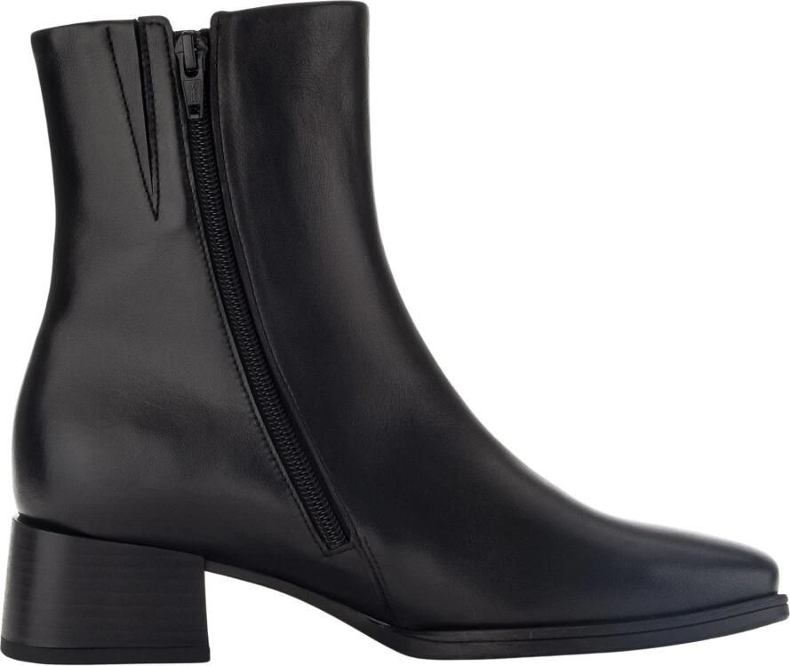 Gabor Elegante Leren Enkellaars Black Dames