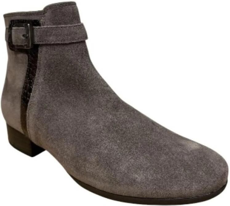 Gabor 8031.01.006 Enkellaarzen Beige Suede Dames Beige - Foto 2