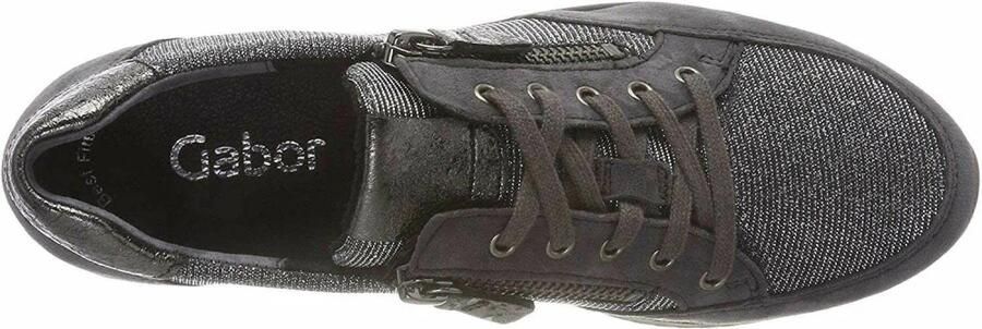 Gabor Donkergrijze Sneakers Gray Dames - Foto 4