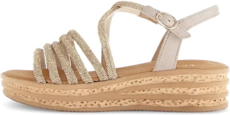 Gabor Sleehaksandaaltjes plateau zomerschoen bandjessandaal met best fitting-uitrusting