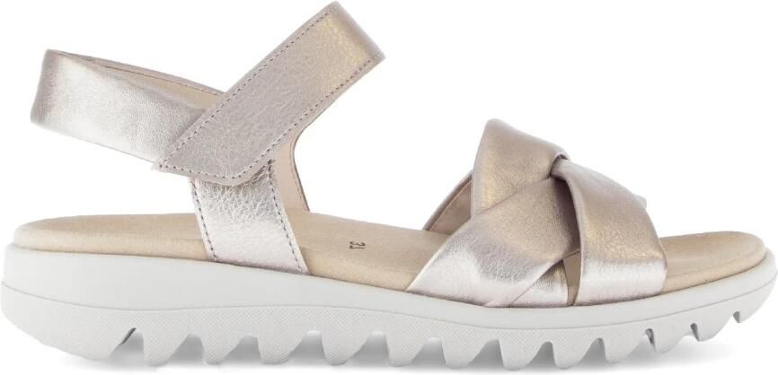Gabor Sandalen zomerschoen wedge-sandaal comfort-schoen met klittenbandsluiting