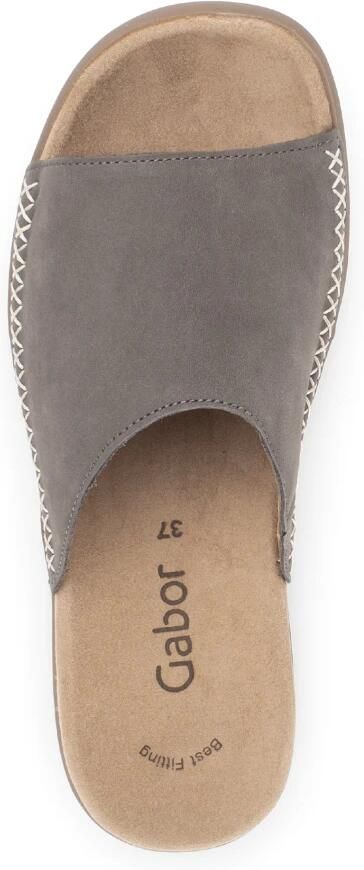 Gabor Grijze Slide Sandaal Dames Collectie