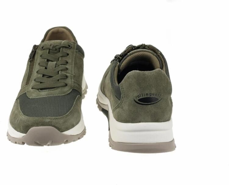 Gabor Pius rollingsoft sensitive 8000.14.04 heren rollende wandelsneaker Groen - Foto 3