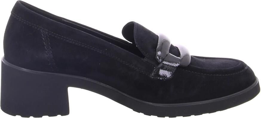 GABOR Mocassins 'Hochfrontpump Damen 4007.02.001 Leder-Mix in schwarz' zwart