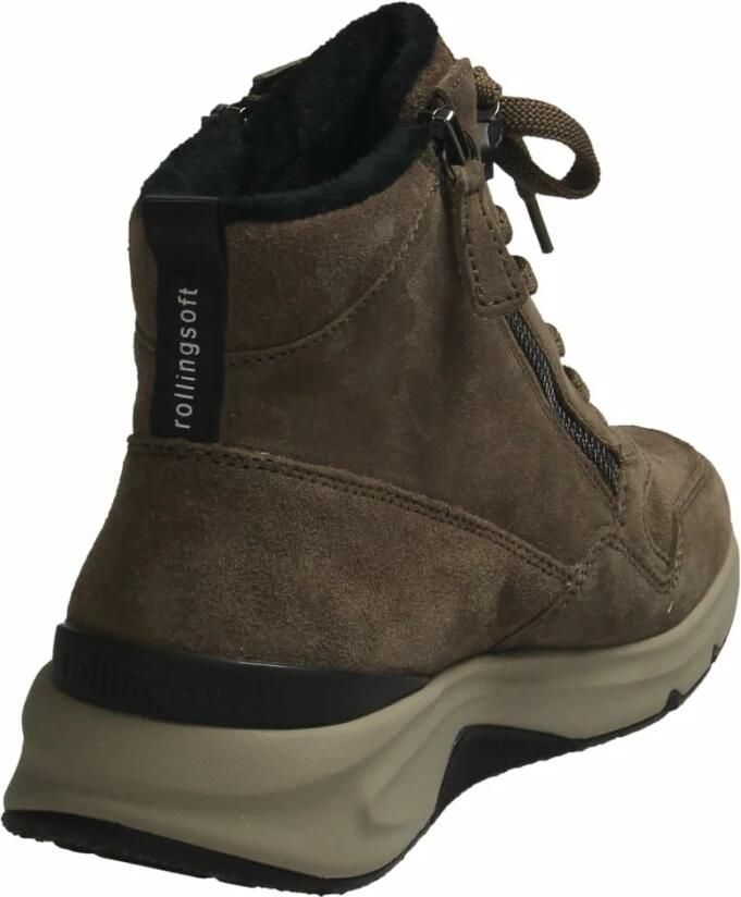 Gabor Rollingsoft Sneakers met sleehak vrijetijdsschoen veterschoen veterschoenen met uitneembare binnenzool - Foto 8