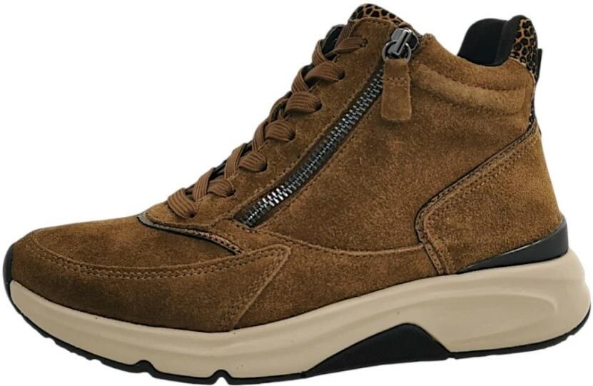 Gabor Rollingsoft Sneakers met sleehak vrijetijdsschoen veterschoen veterschoenen met uitneembare binnenzool - Foto 5