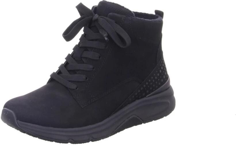 Gabor Rollingsoft Veterschoenen sleehak vrijetijdsschoen high-top sneaker label op de hiel