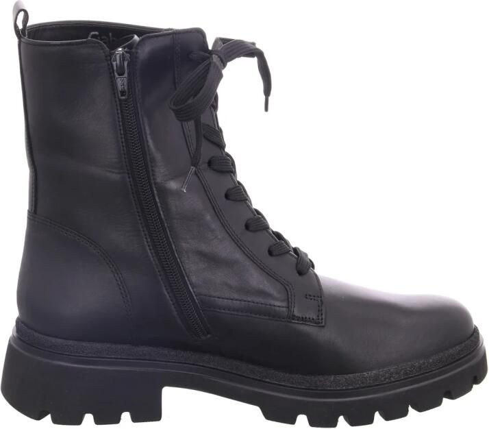 Gabor Elegante Leren Enkellaars Zwart Black Dames - Foto 2