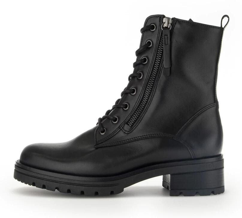 Gabor Veterboots zwart Leer