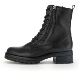 Gabor Veterboots zwart Leer
