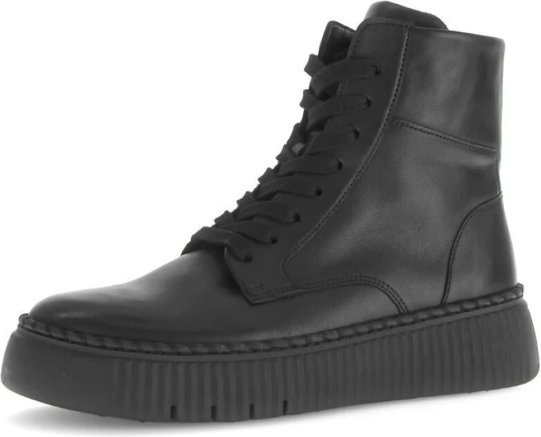 Gabor Veterschoenen plateau veterenkellaarsjes met best fitting-uitrusting
