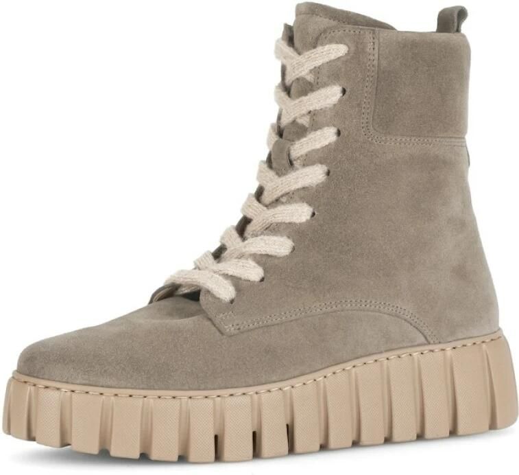 Gabor Veterschoenen Florence veterenkellaarsjes met trendy markante plateauzool wijdte g - Foto 2