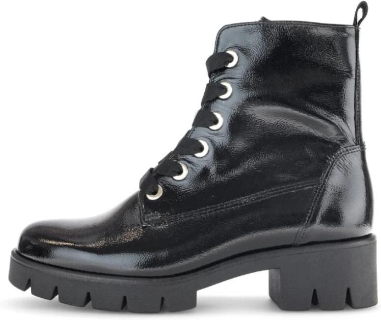 Gabor veterboot 71.711.97 Zwart lak - Foto 2