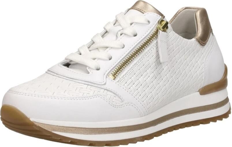 Gabor Sneakers met sleehak Turijn vrijetijdsschoen lage schoen veterschoen met mooie metallic details - Foto 3