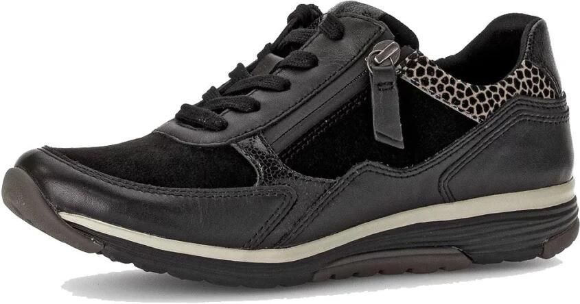 Gabor rollingsoft sensitive 76.977.67 dames rollende wandelsneaker Zwart - Foto 2