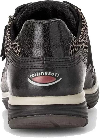 Gabor rollingsoft sensitive 76.977.67 dames rollende wandelsneaker Zwart - Foto 3
