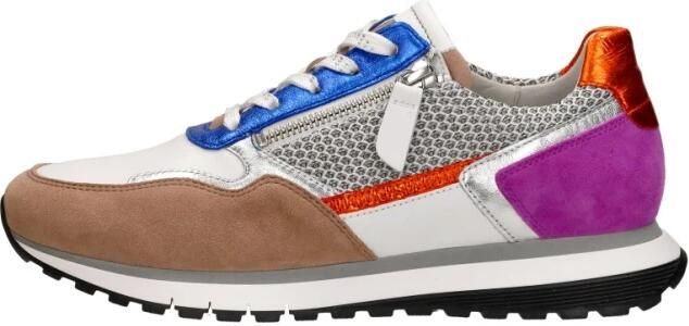 Gabor Sneaker 66.378.87 Wit Blauw Taupe Multi Wijdte H