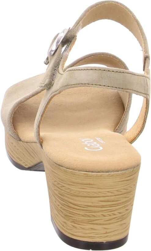 Gabor Sandaaltjes Kreta blokhak zomerschoen bandjessandaal met glitterprint breedte g - Foto 3