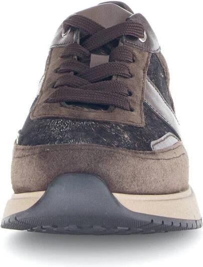 Gabor 76.445.63 dames sneakers (4 5) bruin - Foto 4