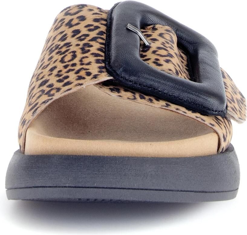 Gabor Slippers plateau zomerschoen slippers met grote decoratieve gesp - Foto 3