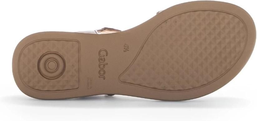 Gabor Moderne Comfortabele Leren Sandalen Brown Dames - Foto 4