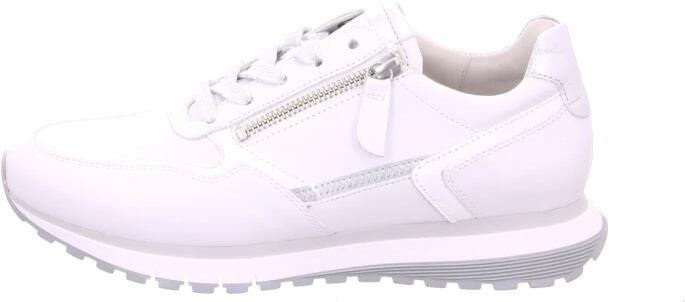 GABOR Lage Sneakers Dames 378 Maat: 42 Materiaal: Leer Kleur: Wit - Foto 13