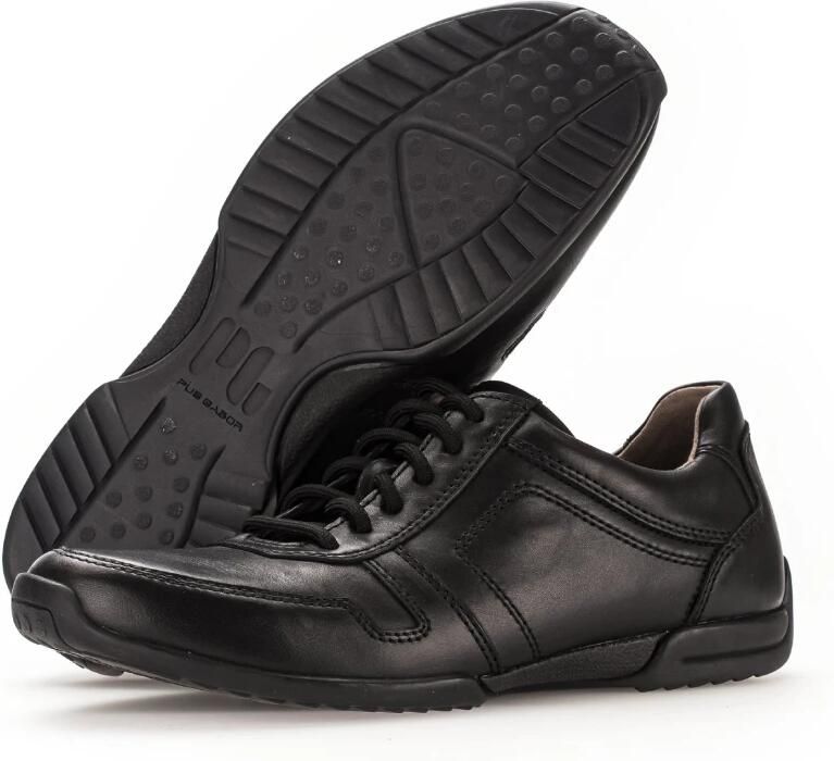 Gabor Heren sneakers van gecertificeerd leer Zwart Heren - Foto 3