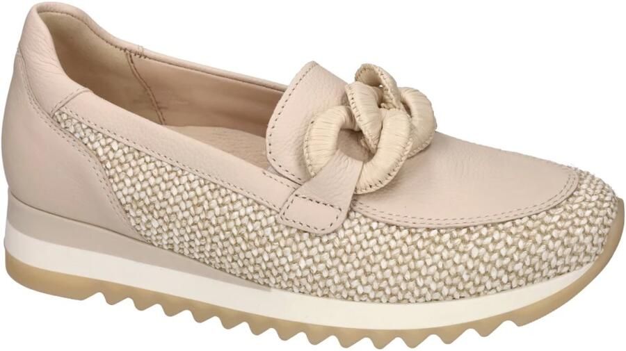 Gabor -Dames crÈme ballerina's & mocassins