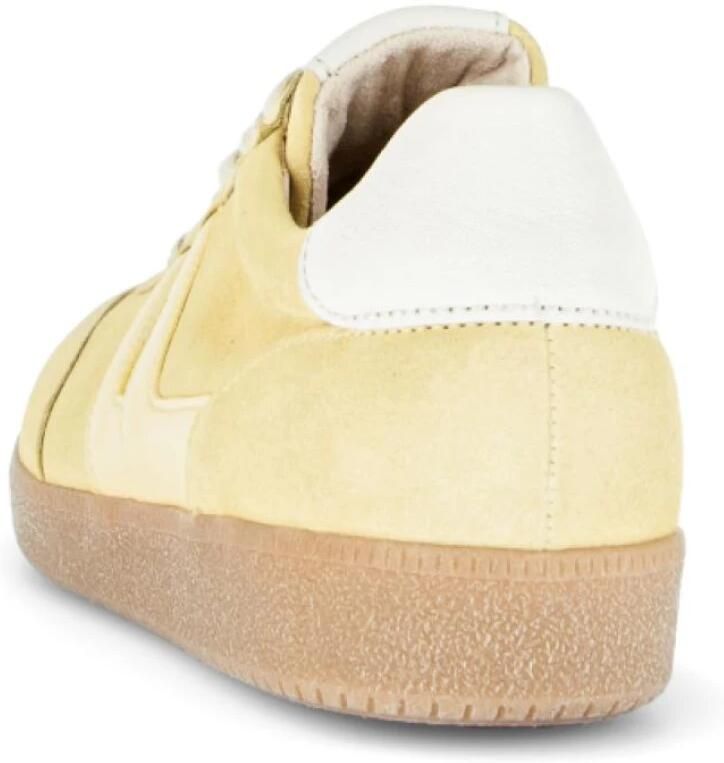 GABOR Sneakers laag lichtbeige geel limoen - Foto 3
