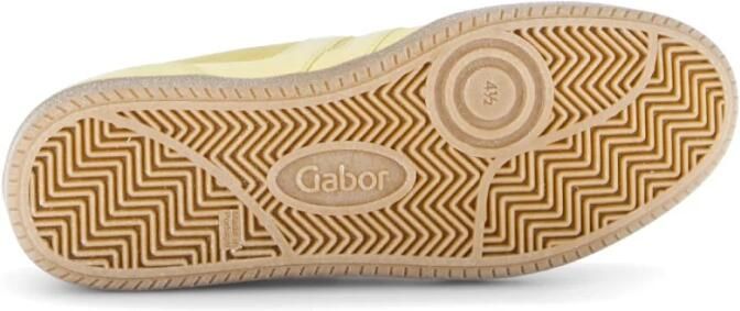 GABOR Sneakers laag lichtbeige geel limoen - Foto 6