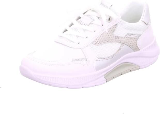 Gabor Rollingsoft Sneaker 66.925.51 Wit Zilver