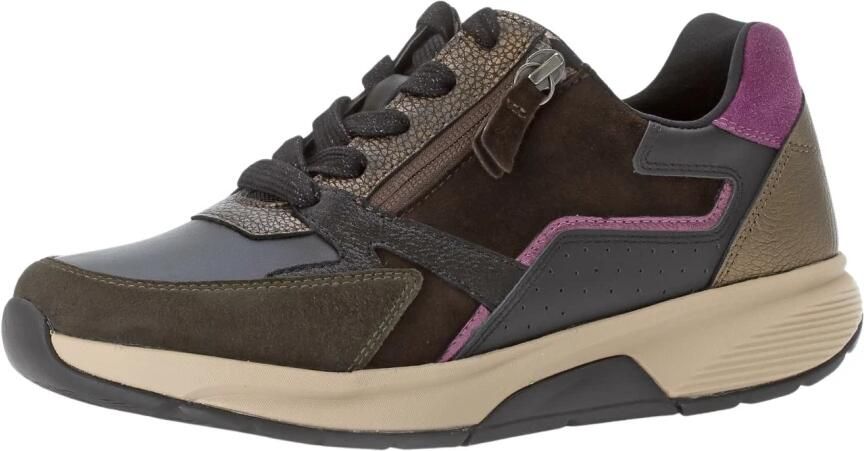 Gabor rollingsoft sensitive 56.878.63 dames rollende wandelsneaker zwart - Foto 5