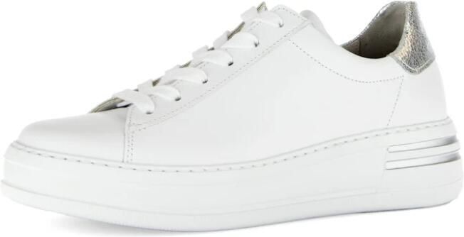 GABOR Sneakers laag zilver wit - Foto 2