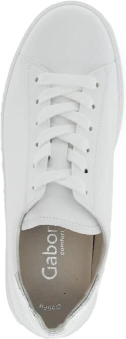 GABOR Sneakers laag zilver wit - Foto 4