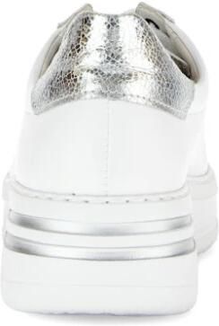 GABOR Sneakers laag zilver wit - Foto 6