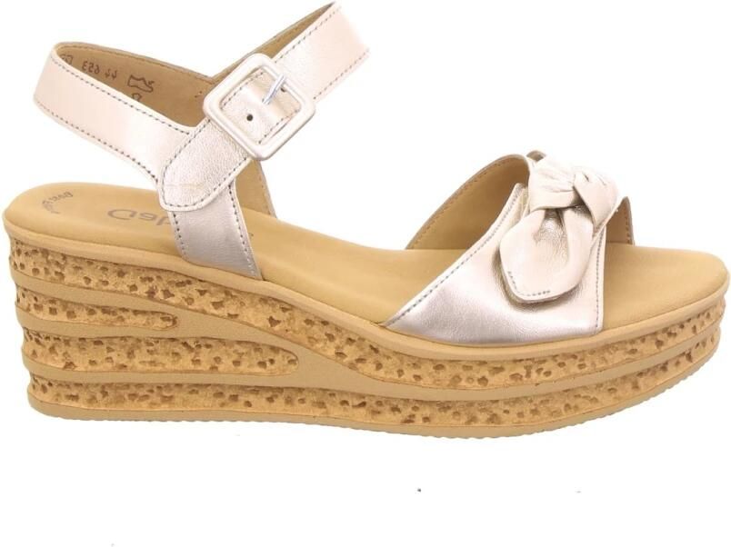 Gabor Metallic Sandalen met Leren Voering - Foto 3