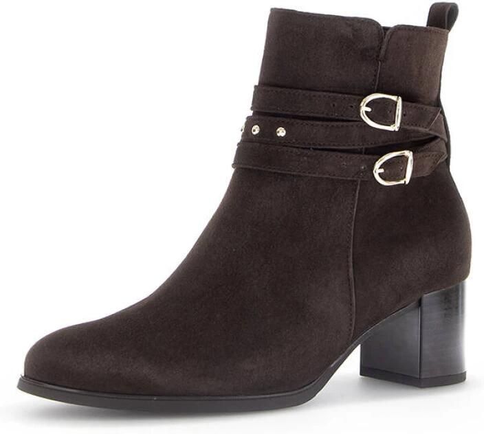 Gabor Enkellaarsjes bruin Suede Dames - Foto 2