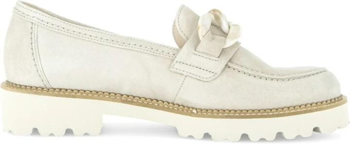 Gabor 45.241.12 Beige nubuck instapper mocassin wijdte F - Foto 3