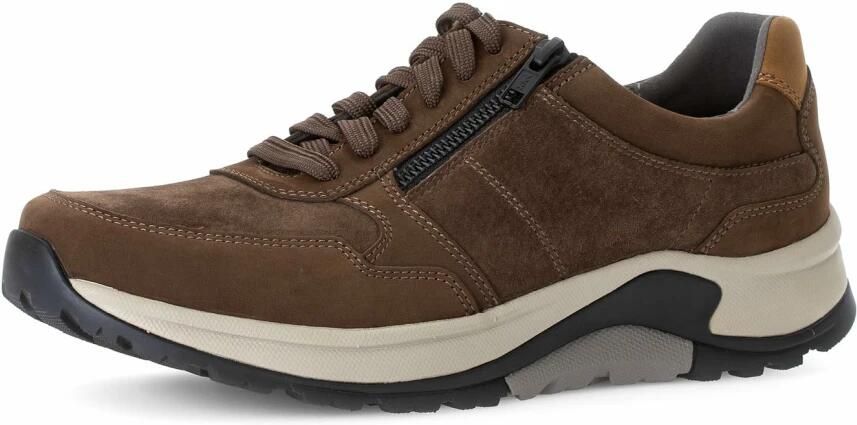 Gabor Rollingsoft Sneakers met sleehak comfort schoen veterschoen lage schoen in breedte g 1 2 (= breed) - Foto 3
