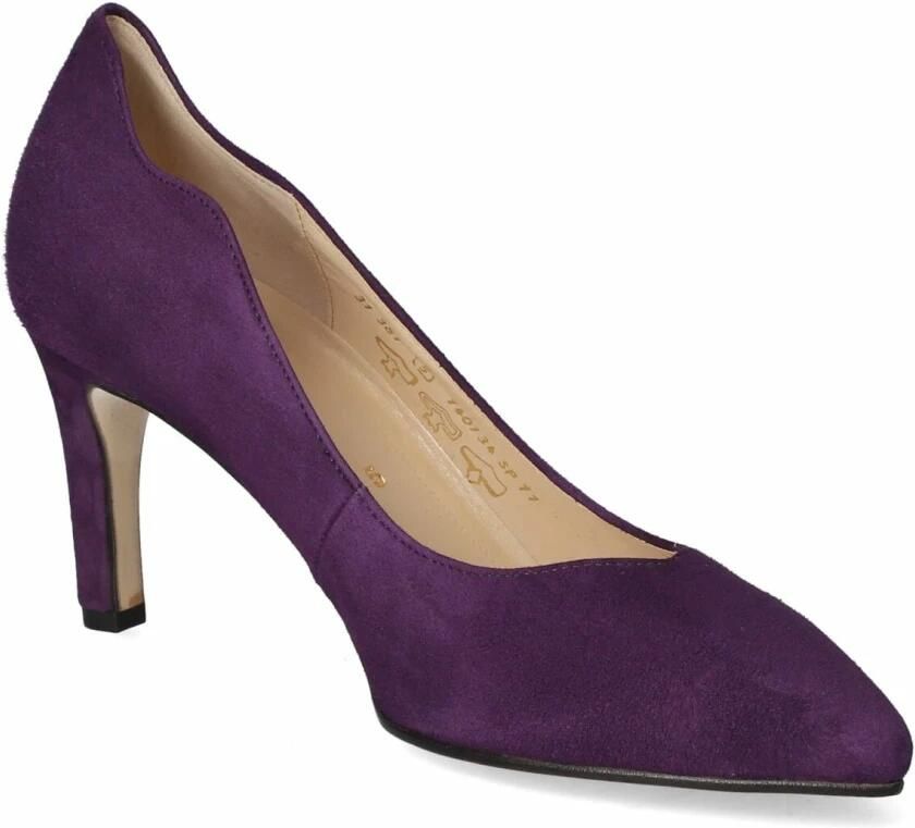GABOR Pumps Dames 381 Maat: 42 Materiaal: Suède Kleur: Paars - Foto 4