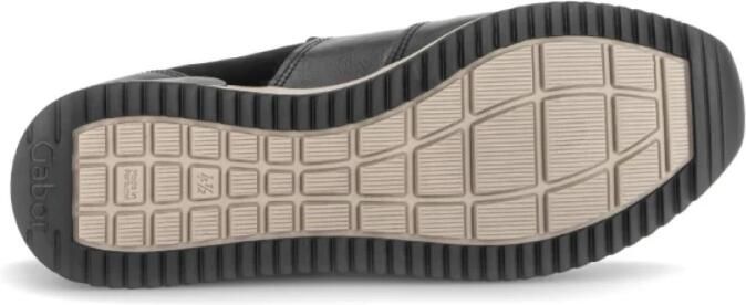 Gabor 6019.01.001 Sneakers Zwart Leer en Suede Dames Zwart - Foto 8