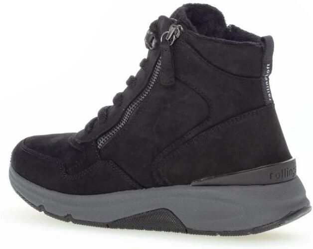 Gabor rollingsoft sensitive 56.885.47 dames rollende wandelsneaker zwart - Foto 4