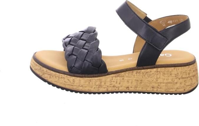 Gabor Open Sandaal met Sleehak en Gevlochten Voorband - Foto 4