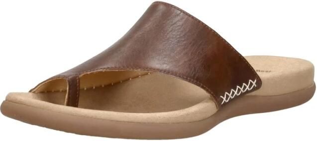 Gabor Teenslippers sleehak zomerschoen dianette met contrastkleurig borduursel - Foto 4