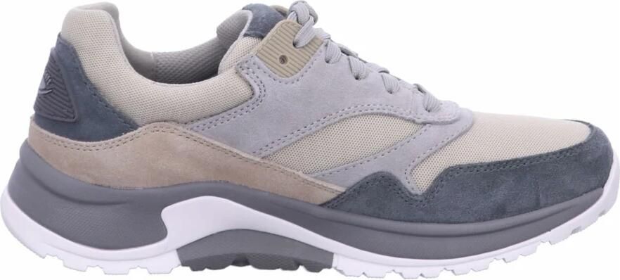 Gabor Rollingsoft Sneakers met sleehak vrijetijdsschoen lage schoen veterschoen met verwisselbaar voetbed breedte g