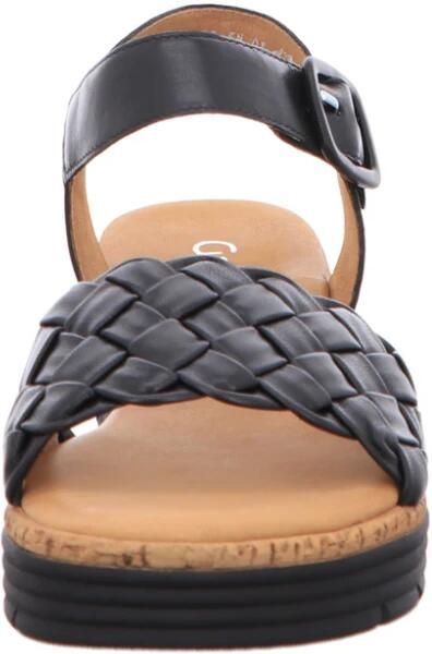 Gabor Sandalen Plat Sandalen Plat zwart - Foto 4