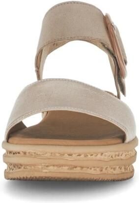 Gabor Sleehaksandaaltjes zomerschoen bandjessandaal klittenbandsluiting onder de decoratieve gesp - Foto 2