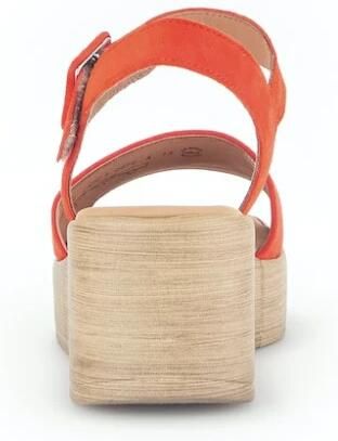 GABOR Sandalen met Hak Dames 531 Maat: 38 Materiaal: Suède Kleur: Oranje - Foto 8