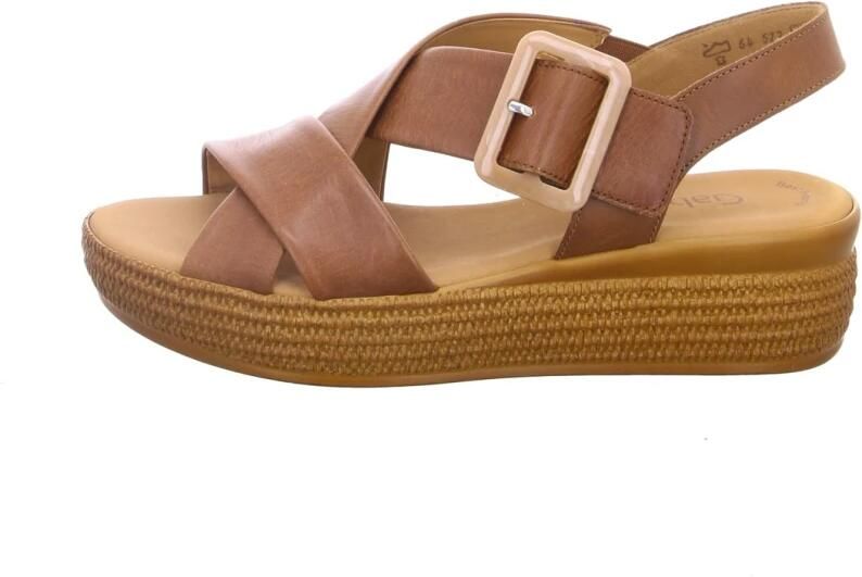 Gabor Platform Sandaal met Kruisbanden